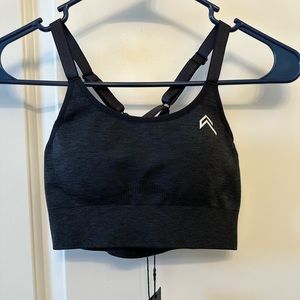 Oner Active Classic Seamless Sports bra Black Marl size Small NWT